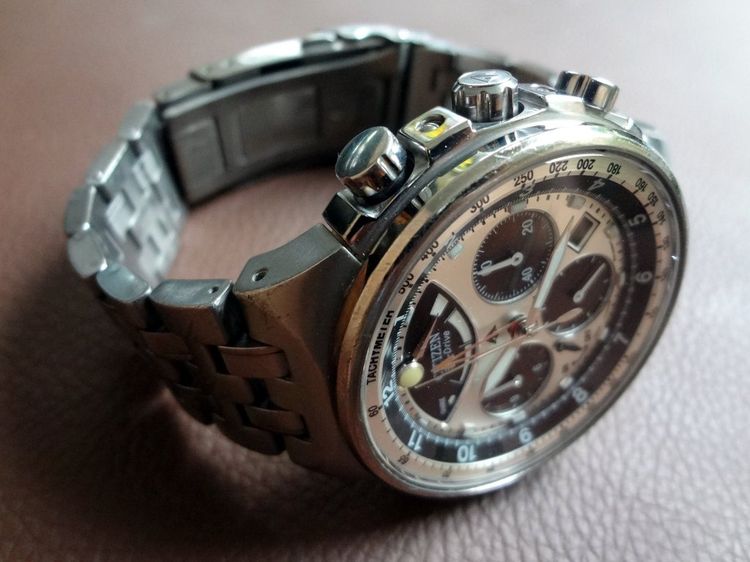 CITIZEN Promaster E210 Cal. 2100 โครโนกราฟ ไทเทเนียม PMZ56-2852 รุ่นท็อปสุด JDM รูปที่ 5
