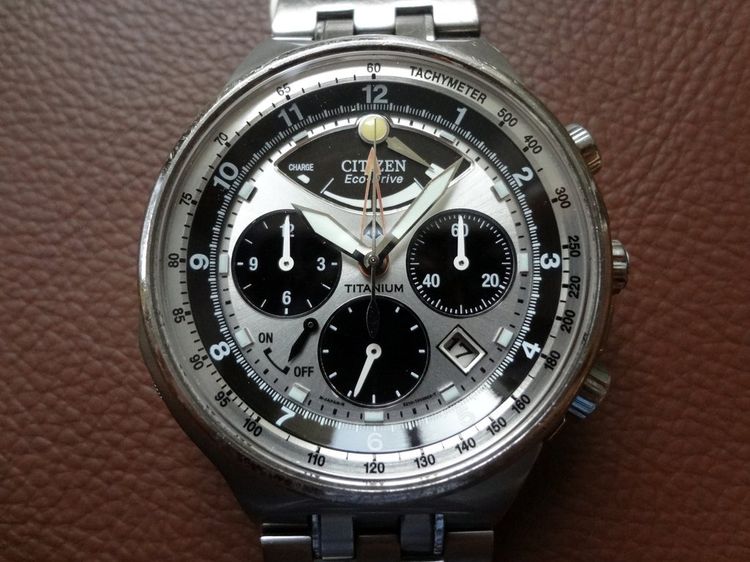 CITIZEN Promaster E210 Cal. 2100 โครโนกราฟ ไทเทเนียม PMZ56-2852 รุ่นท็อปสุด JDM รูปที่ 9