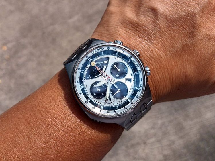 CITIZEN Promaster E210 Cal. 2100 โครโนกราฟ ไทเทเนียม PMZ56-2852 รุ่นท็อปสุด JDM รูปที่ 16