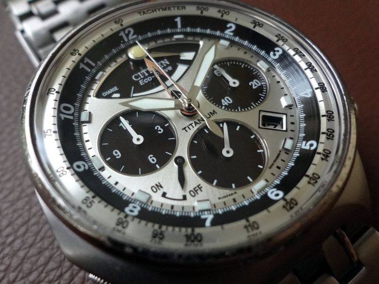 CITIZEN Promaster E210 Cal. 2100 โครโนกราฟ ไทเทเนียม PMZ56-2852 รุ่นท็อปสุด JDM รูปที่ 11