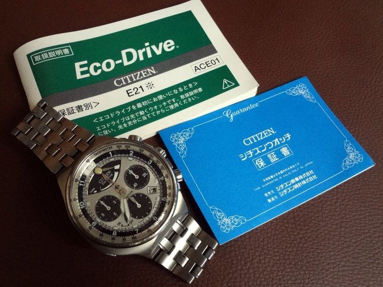 CITIZEN Promaster E210 Cal. 2100 โครโนกราฟ ไทเทเนียม PMZ56-2852 รุ่นท็อปสุด JDM รูปที่ 17