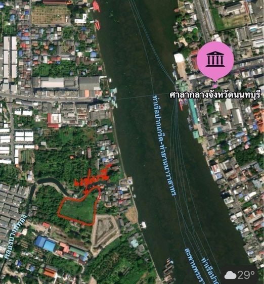 ขายที่ดินเมืองนน์5ไร่กว่าเกือบ6ไร่ รูปที่ 3