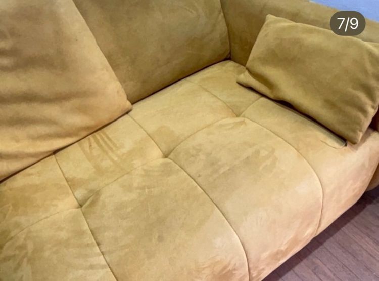 🔥 ชุดโซฟากำมะหยี่สภาพโดยรวมดีมากมีร่องรอยการใช้งานเดิมมาบ้างค่ะ น่าใช้มากเลยดูใบเสร็จลูกค้าซื้อมา 30,000 กว่าบาทเลยค่ะ วางมุมไหนก็สวย รูปที่ 7