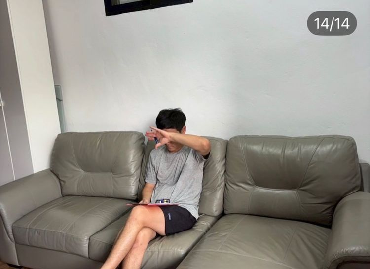 🔥sb furniture  สภาพโดยรวมยังดีมากค่ะแนะนำเลยค่า น่าใช้สีสวยด้วยขนาดกำลังดี ลืมวัดขนาดอีกแล้วค่ะ รูปที่ 14