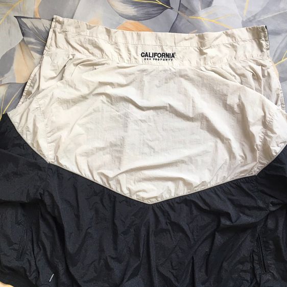 Who.A.U Vintage Windbreaker สีทูโทน ครีม-ดำ สภาพดี รูปที่ 14