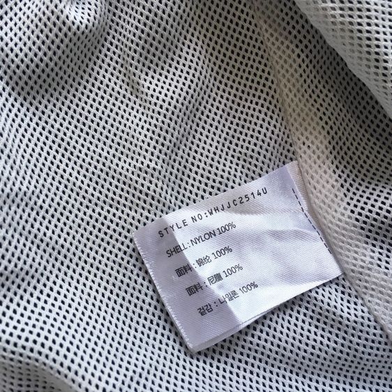 Who.A.U Vintage Windbreaker สีทูโทน ครีม-ดำ สภาพดี รูปที่ 6