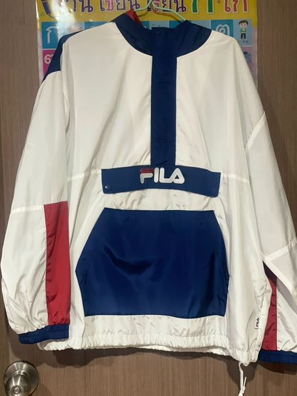 ขายเสื้อ FILA Windbreaker ผ้าร่ม มือสอง  รูปที่ 2