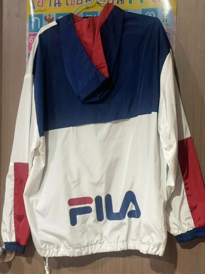 ขายเสื้อ FILA Windbreaker ผ้าร่ม มือสอง  รูปที่ 3