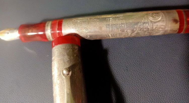 MONTEGRAPPA FOUNTAIN PEN 1000 MIGLIA รูปที่ 4