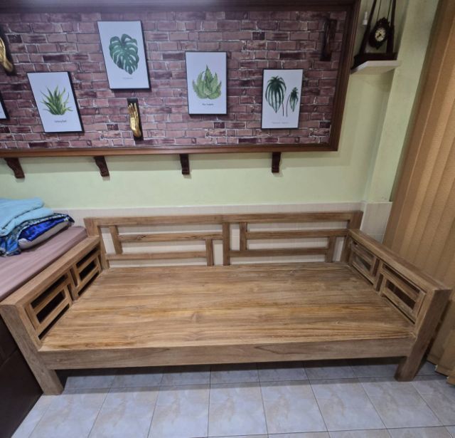 โซฟา เบด ไม้สักแท้ รูปที่ 2