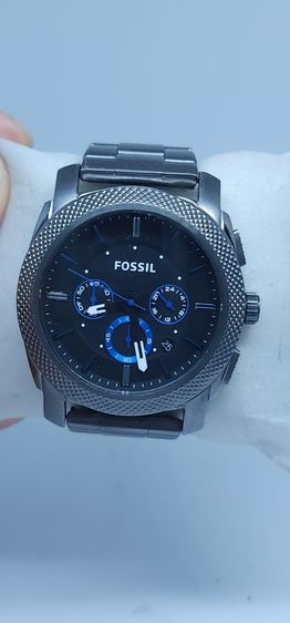 Z005 นาฬิกา FOSSIL Chronograph รุ่นใหญ่ 45mm สีดำเทา สายสแตนเลส มือสองแท้ ระบบควอตซ์ รูปที่ 3