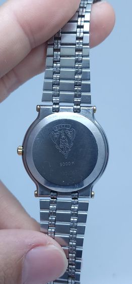 Z006 นาฬิกา GUCCI Quartz หน้าปัดทอง ขนาด 32mm สายสแตนเลสแท้ มือสอง สวยคลาสสิก รูปที่ 4