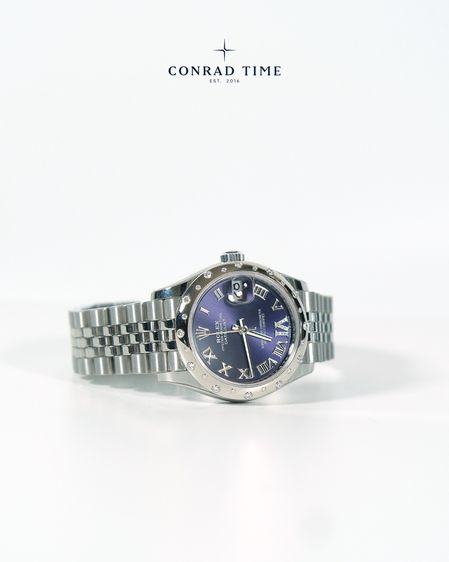 Rolex Datejust 278344RBR Purple Roman Dial Jubilee 2023 31 mm. Fullset  รูปที่ 7