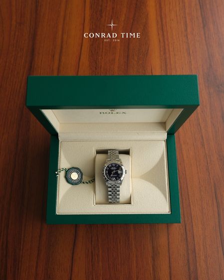Rolex Datejust 278344RBR Purple Roman Dial Jubilee 2023 31 mm. Fullset  รูปที่ 4
