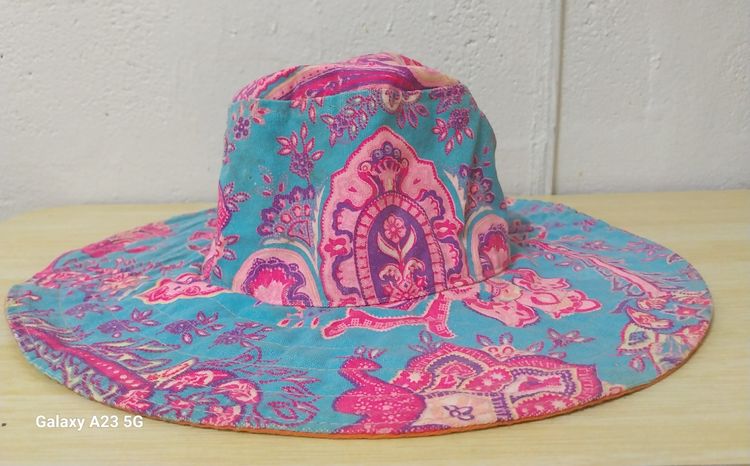 หมวกบัคเก็ต หมวกปีกกว้าง หมวกใส่ได้2ด้าน รูปที่ 2