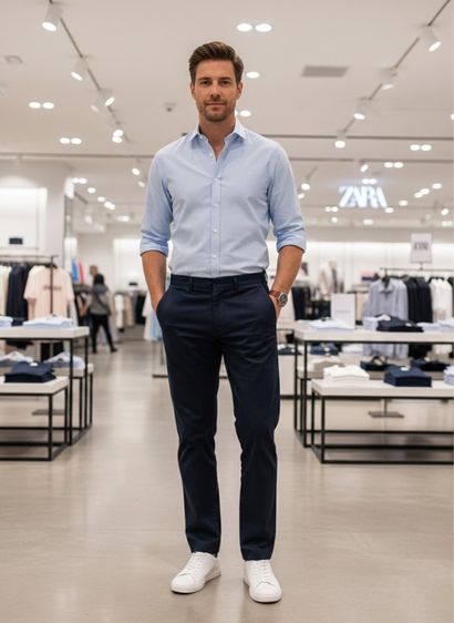 Zara Chino Trousers เอว30“ รูปที่ 5