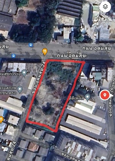 ให้เช่าที่ดินติดถนนใหญ่อุดมสุข รูปที่ 2