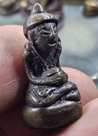 พระอุปคุตเขมรเนื้อสัมฤทธิ์ สวยมาก รูปที่ 4