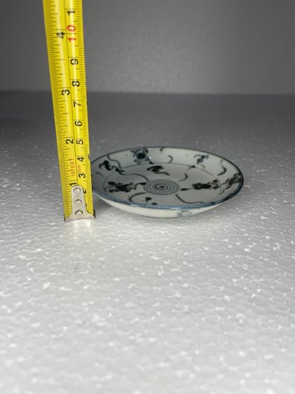 จาน ลายคราม โบราณเก่าสะสม รูปที่ 12