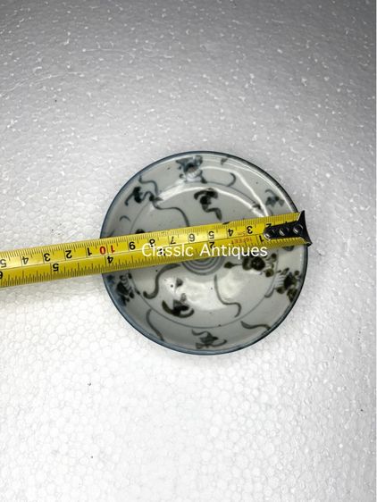 จาน ลายคราม โบราณเก่าสะสม รูปที่ 11