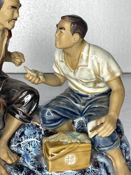 รูปปั้นจีน คนหาปลาหมึกสะสม รูปที่ 4