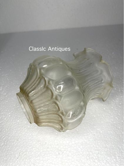 โป๊ะ ตะเกียงแก้ว โบราณเก่าสะสม รูปที่ 6