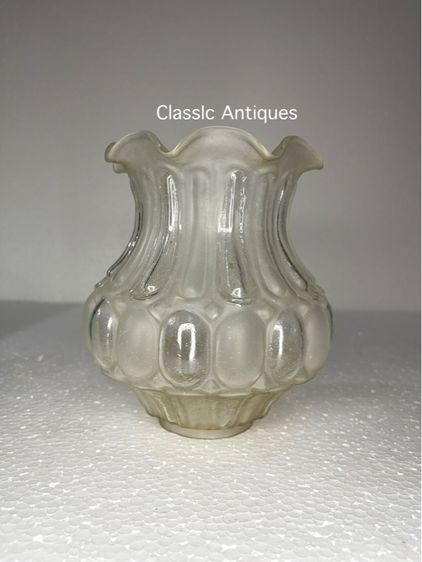 โป๊ะ ตะเกียงแก้ว โบราณเก่าสะสม รูปที่ 4