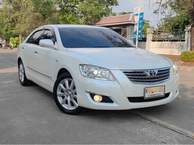 Toyota Camry 2008 2.4 V Sedan เบนซิน เกียร์อัตโนมัติ ขาว รูปที่ 3
