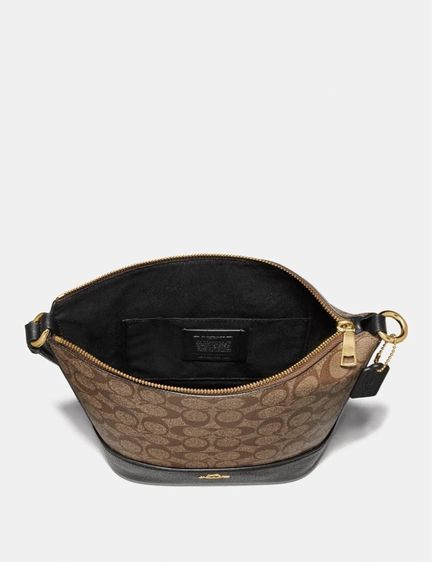 COACHแท้💯มือสองF72852 ทรงถัง Paxton Duffle Bag Canvas Logo ป้ายในลอก รูปที่ 2