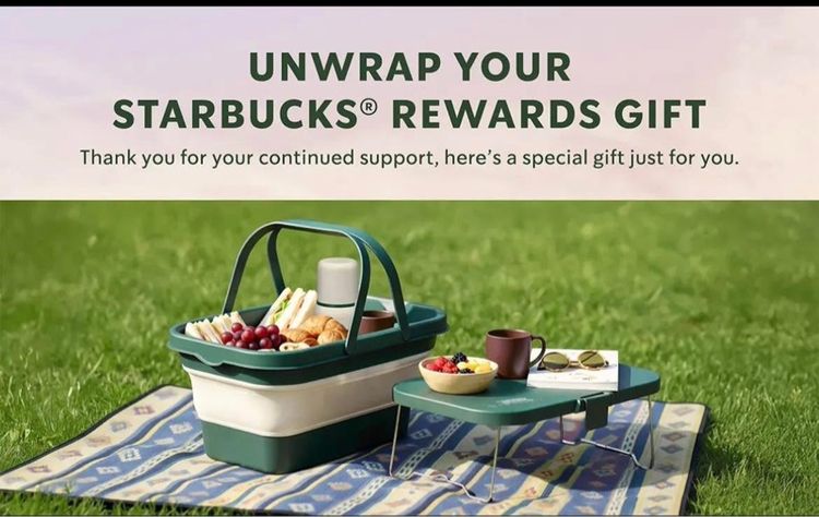 ตะกร้า Starbuck reward 2026