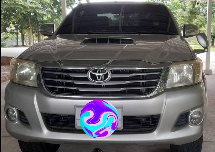 รถ Toyota Hilux Vigo Champ Smart Cab 2.5 E VNT 4WD สี บรอนซ์เงิน