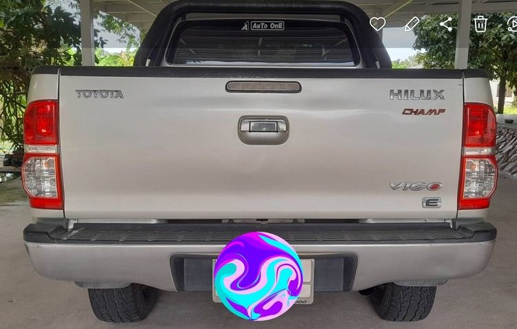 Toyota Hilux Vigo Champ 2012 Smart Cab 2.5 E VNT 4WD Pickup ดีเซล เกียร์ธรรมดา บรอนซ์เงิน รูปที่ 2