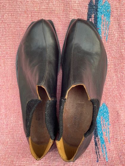 ดำ หนังแท้ รองเท้าแบบสวมและโลฟเฟอร์ UK 9.5 | EU 44 | US 10 cydwoq รองเท้าหนัง cut shoes 