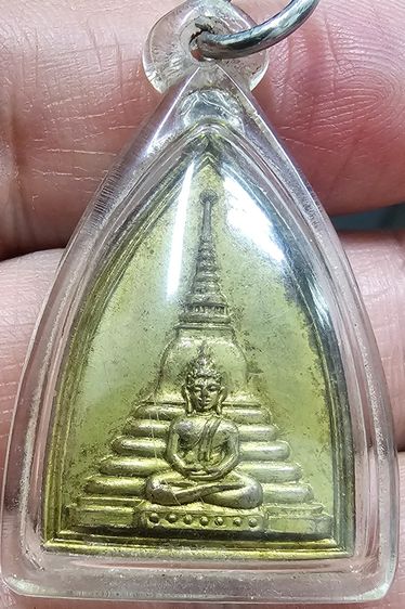 เหรียญพระพุทธ วัดหน้าพระธาตุ อ.ปักธงชัย จ.นครราชสีมา ปี2510 หลวงพ่อก้อนวัดห้วยสะแกราช