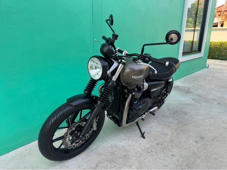 Triumph Street twin900 สีเทา ปี18จด19 วิ่ง รูปที่ 18