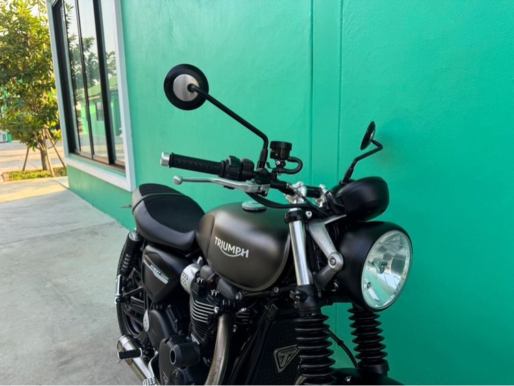 Triumph Street twin900 สีเทา ปี18จด19 วิ่ง รูปที่ 14