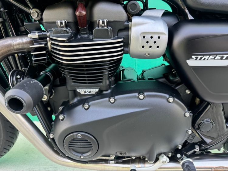 Triumph Street twin900 สีเทา ปี18จด19 วิ่ง รูปที่ 17