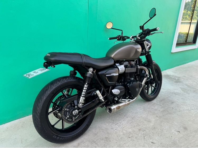 Triumph Street twin900 สีเทา ปี18จด19 วิ่ง รูปที่ 3