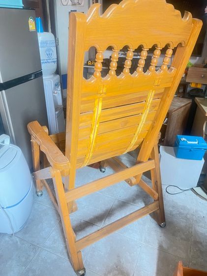 เก้าอี้ฮ่องเต้ ไม้สักปรับนอนได้ รูปที่ 6