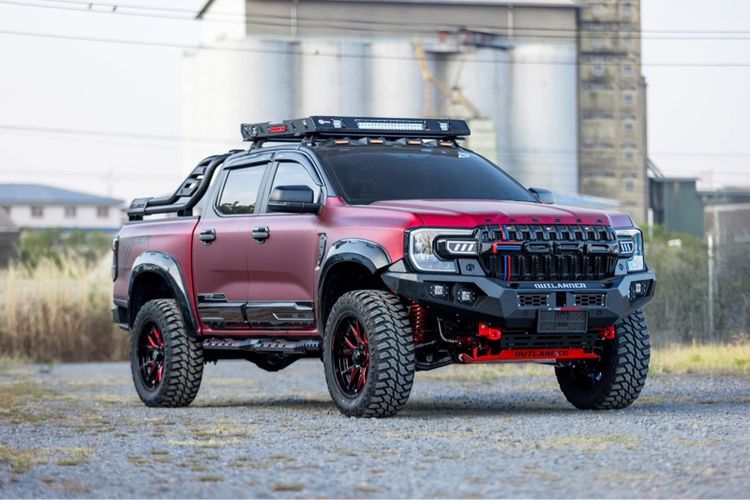 Ford Ranger 2025 2.0 Hi-Rider XLS Pickup ดีเซล ไม่ติดแก๊ส เกียร์อัตโนมัติ แดง รูปที่ 4