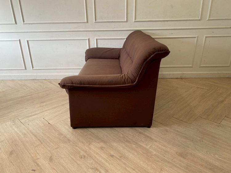 โซฟา 2 ที่นั่ง เบาะผ้า สีน้ำตาลเข้ม รูปที่ 7