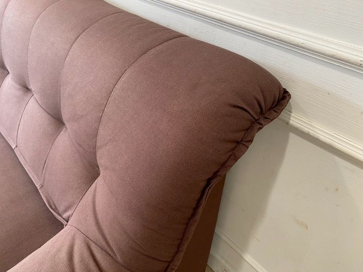 โซฟา 2 ที่นั่ง เบาะผ้า สีน้ำตาลเข้ม รูปที่ 11