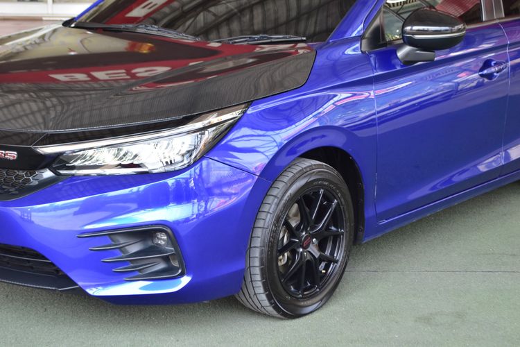 Honda City 2021 1.5 e:HEV RS Sedan ไฮบริด ไม่ติดแก๊ส เกียร์อัตโนมัติ น้ำเงิน รูปที่ 2