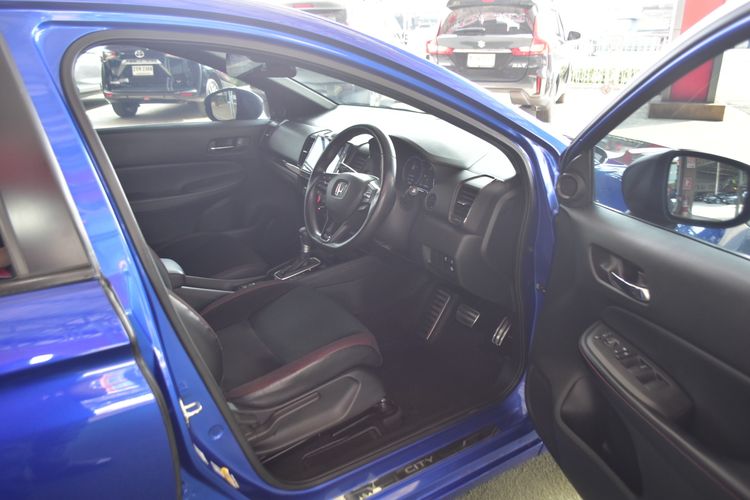 Honda City 2021 1.5 e:HEV RS Sedan ไฮบริด ไม่ติดแก๊ส เกียร์อัตโนมัติ น้ำเงิน รูปที่ 3