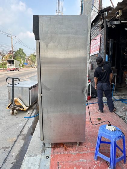 ตู้แช่สแตนเลส 2 ประตู (ตู้ชิลล์) บนกระจก ล่างทึบ แบรนด์ J.T.V METAL  รูปที่ 4