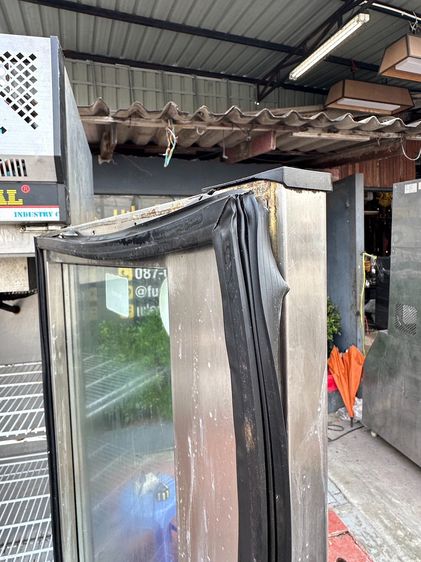 ตู้แช่สแตนเลส 2 ประตู (ตู้ชิลล์) บนกระจก ล่างทึบ แบรนด์ J.T.V METAL  รูปที่ 13