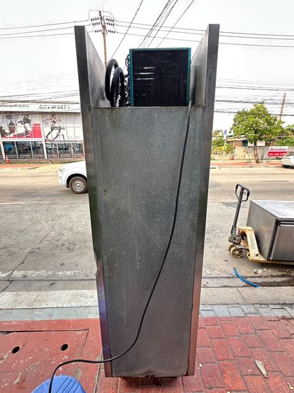 ตู้แช่สแตนเลส 2 ประตู (ตู้ชิลล์) บนกระจก ล่างทึบ แบรนด์ J.T.V METAL  รูปที่ 6