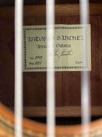 Antonio Sanchez Model 1001 Year 1999 Made In Spain  รูปที่ 10