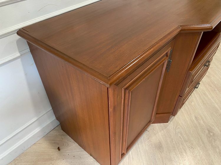 ตู้เเขวนผนังไม้ พร้อมชั้นวางไม้ 2 ลิ้นชัก 2 บานเปิด 1 ช่องวางของ รูปที่ 15