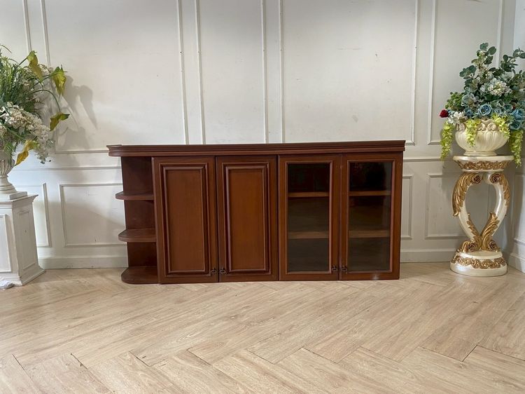 ตู้เเขวนผนังไม้ พร้อมชั้นวางไม้ 2 ลิ้นชัก 2 บานเปิด 1 ช่องวางของ รูปที่ 2